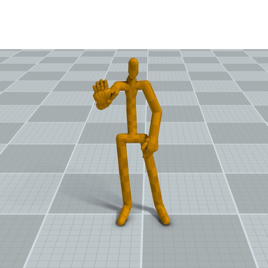 Static pose prompt
